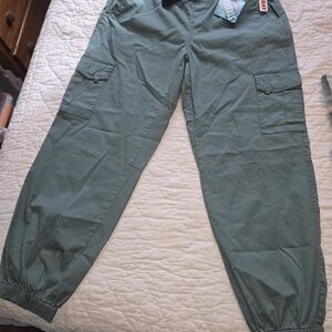 UNIONBAY Relaxed Fit Cargo Pants in Light Green
